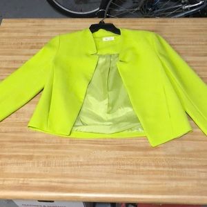 Neon green blazer